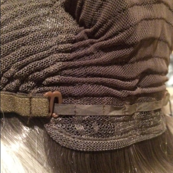 ?AALIYAH 12” GREY SILVER  LACE-FRONT OMBRÉ  WIG? main image 4